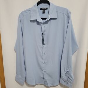 Kenneth Cole Light Blue L/S Dress Shirt, Size M. New with tags